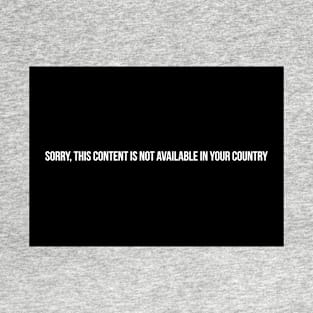 censorship T-Shirt